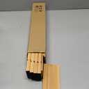 SpaceAid Bamboo Drawer Dividers with Inserts and Labels, Kitchen Adjustable Drawer Organizers, Expandable Organization for Home, Office, Dressers and Bathroom, 6 Dividers with 12 Inserts (17-22 in)