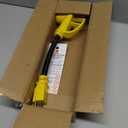 POWGRN RV 30 Amp to 110 Adapter 12 inch, Heavy Duty 10/3 Gauge RV Electrical Adapter, NEMA 5-15P Male to NEMA TT-30R Female, STW 10AWG 15A 125V 1875W, Black-Yellow, ETL Listed