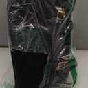 Swing Zip Shoulder Bag with Cherry Bag Charm (Black)