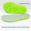 3D Sneaker Insoles Cloud Sole with Excellent Shock Absorption and Cushioning for Men and Women Comfortable Feet Relief Insoles (Grey, Men US 7.5-10 Women US 8-11 2Pair)