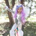 Kids Shiny Metallic Patent Leather Gymnastics Dance Leotard Work Out Bodysuit Jumpsuit, L
