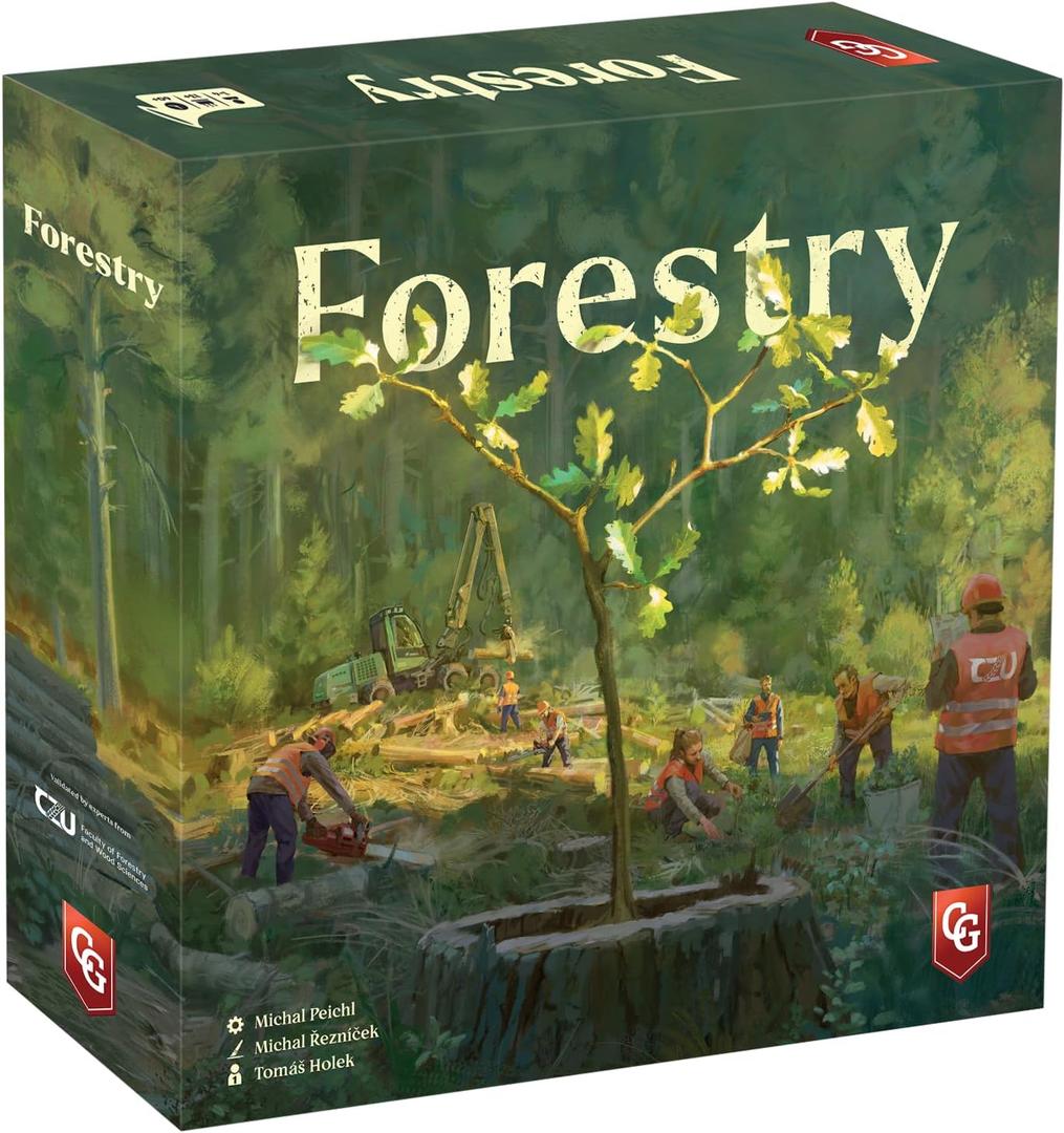 Capstone Games Forestry Board Game | 1-4 Players, 90 Min Playtime, 14+ Age | Strategy, Resource Management, Eco-Friendly Forest Management Board Game for Adults & Family