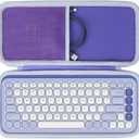 Storage Case Compatible with Logitech POP ICON Keys Keyboard (Lilac Case)