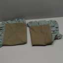 patdrea Green Shabby Chic Decorative Throw Pillow Covers 18x18 Set of 2, Farmhouse Linen Pillow Covers with Ruffles, Square Sturdy Throw Pillow Case for Couch Sofa Bed Living Room