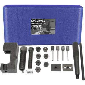 Motorcycle Chain Breaker Rivet Tool, 19pc Chain Brake Tool Set, Chain Link Cutter Removal Tool For Motorcycle Bike Atv Cam & 25 To 930 Chains
