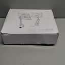 Laptop Mount for Desk, Tablet Arm Mount with 360 Rotating, Aluminum Laptop Tray Adjustable, Foldable Computer Stand/Holder, Fit for 11-15 Inch Laptops (Silver)