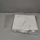 ReliThick 12 Pack Metallic Paper Gift Bag with Handles and Tissue Paper 11.8 x 10 x 4'' Thank You Favor Bag for Valentine's Day Wedding Bridesmaid Groomsman 5 Senses Gifts (White, Silver)