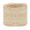 Helunsi 32.8ft Twisted Cloth Covered Wire - Champagne Gold 18/2 Electrical Lamp Cord, 18 Gauge 2-Conductor Fabric Cord for DIY Projects