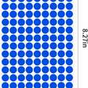 4 x 2340 PCS Colored Dot Stickers 1/2" Color Round Circle Stickers Colored Coding Labels (Multicolored)