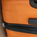 Amazon Basics 30" Hardside Large Checked Luggage, Expandable For Up to 15% More Space, Hardshell Suitcase With Wheels, Scratch-Resistant Surface, Four Multi-directional Wheels, Orange