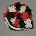 Sporti Flower Swim Cap - Swim Cap for Women- Stylish, Heavy-Duty Rubber, Hair Protection - Ideal for Water Enthusiasts
