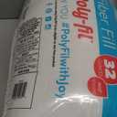 Fairfield The Original Poly-Fil, Premium Polyester Fiber Fill, Soft Pillow Stuffing, Stuffing for Stuffed Animals, Toys, Cloud Decorations, and More, Machine-Washable Poly-Fil Fiber Fill, 32-ounce Bag (White)