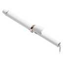 T3 SinglePass Curl X Extra-Long Barrel 1.25" Curling Iron & Curling Wand, Hair Curler with 9 Heat Settings, Korean Ceramic & ProGlide Clip for Curls, Waves & Shine on Fine, Medium & Thick Hair   1.25" Clip Iron, White/Rose Gold
