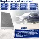 Air Conditioning A/C Condenser Compatible with Ford F-150 Expedition/Lincoln Navigator # 4689, 7014689, FO3030249, FL3Z19712A, FL3Z19712B, FL3Z19712C, HL3Z19712A