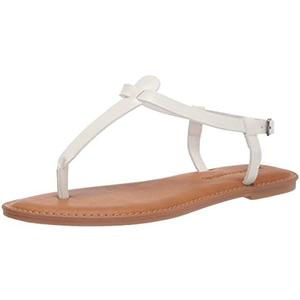 Amazon Essentials Women's Casual Thong Sandal with Ankle Strap, 13W