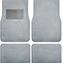 FH Group F14403GRAY Gray Carpet Floor Mat with Heel Pad (Deluxe)
