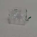 Hlotmeky Plastic Organizer Box with Dividers - Bead Organizer, 15 Large Grids, Clear Snack Box Container