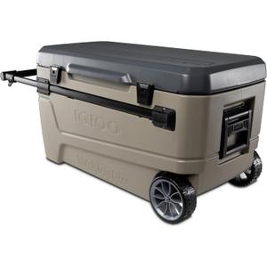 Igloo Maxcold Glide 110Qt Wheeled Cooler | Insulated Hard Shell Ice Chest