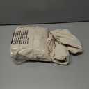 Smiry Waterproof Seat Covers for Dining Room Chairs Set of 4, Stretch Jacquard Removable Washable Chair Seat Slipcovers Protector, No Rear Covers, Beige