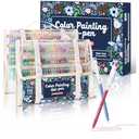 Acrylic Gel Pens for Coloring, 168 Pack Colored Gel Pens for Black Paper & White Paper, 0.6mm Fine Point Colorful Pens for Adult Drawing, Journaling, Note Taking, Doodling, Art Supplies