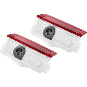 Car Door Lights LED Logo Projector Puddle Lights Compatible with A B C E-Class GLA GLC GLE Accessories, No Fade 4K-HD Auto Ghost Shadow Welcome Lights (BNEZ-Circle)