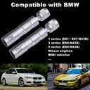 14mm&16mm Magnetic Swivel Spark Plug Socket 12-Point 3/8-Inch Drive 360 Adjustable 1mm Thin Wall Spark Plug Socket Set with Magnet Compatible with BMW Nissan Mini etc.