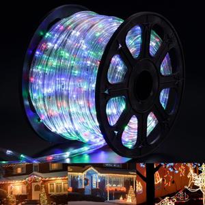 150Ft Led Rope Lights,1080 LEDs Waterproof Indoor Outdoor Party Decorative Lighting with 8 Modes,Connectable and Flexible Rope Lighting for Garden,Pool,Home,Bedroom (Colorful, 150 Ft)