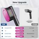 Travel Steamer for Clothes, 1200W Portable Steamer Iron 2 In 1, 13s Heat Up, LED Touch Display with 5 Modes, Large Ceramic Heat Panel, 110ml Tank, Garment Steamer for Home and Travel