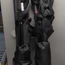 ALPHA CAMP Camping Chair 2 Pack Portable Chair with 3-Can Cooler Folding Chair with Side Pocket and Cup Holder, Collapsible for Camping, Tailgates, Beach, Fishing and Sports,2PC (Black&Grey)