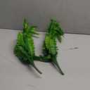 Cabilock 2pcs Heads Simulation Artificial Plants Fake Grass Greenery Succulents Plants Decor Tropical Leaves Decoration