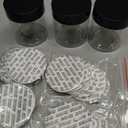 Eupako 48 Pack Plastic Jars with Lids 4 OZ - Empty Clear Cosmetics Containers with Pen and Labels, Round Small Plastic Jars with Screw On Lids for Slime, Makeup, Butter, Cream, Lotion, Pot, Dry Food