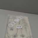 Coxila Vintage Floral Linen Shower Curtain Extra Long XL Flower Retro Rustic Antique Botanical Farmhouse Country Boho Cottage Aesthetic Wildflower Bathroom 72 x 84 Inch Polyester Fabric 12 Pack Hooks