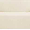 H.VERSAILTEX Stretch Couch Covers for Sofa 1 Piece Slipcovers for Couches and Sofas 3 Seater Couch Cover Feature Thick Checked Jacquard Fabric with Elastic Bottom, 72"-88" Wide, Cream