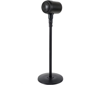 Stand fan, 7'', retro style, black
