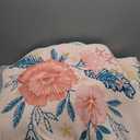 GAOMON 5x7 Pink Scalloped Area Rugs for Living Room Ultra Soft Washable Rugs for Bedroom Non Slip Nursery Rug Non Shedding Kids Rug Modern Floral Playroom Carpet for Bedroom Dining Room