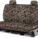 Covercraft Mossy Oak Camo Carhartt SeatSaver Custom Seat Covers | Fits 2016-2023 Toyota Tacoma Double Cab | 2nd Row 40/60 Bench Seat, Break-Up Country