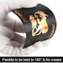 2 x KashoClean Playing Cards, Waterproof Plastic Playing Cards, Easy Shuffling Black Gold Pattern Durable Deck of Cards for Water Card Games and Party - Black