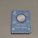 Baby's My First Family Album Soft Photo Cloth Book Blue Boy My First Book of Photos Blue Baby Memory Album Gift Holds 4x6 Pictures for Babies Newborn Toddler & Kids Baby Shower