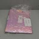 3-Ring Binder 1-inch with Clipboard, Holographic Pink Glitter Design, Including 5 Divider Pages, File Bag and Spine Label - Perfect for Schools, Offices and Organizations