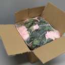 Sggvecsy 6Pcs 46.5Ft Artificial Rose Vine Fake Flower Garland Floral Garland Faux Silk Hanging Vine Rose Ivy Vines for Wedding Arch Party Wall Garden Ceremony Background Outdoor Decor (Pink)