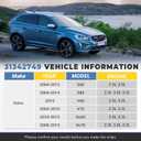 31342749 Vapor Canister Fit for 2004-2015 Volvo S60 S80 Xc60 Xc70 V60 V70 2.5L 3.0L 3.2L - Replace 30684418, 8634819 Activated Carbon Charcoal Canister Cans