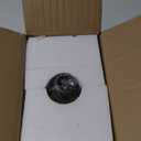 Industrial Semi Flush Mount Ceiling Light Brushed Gold, 800 Lumen LED Bulb Included, Clear Glass Shade Ceiling Light Fixture, Light Fixture for Hallway Bathroom Bedroom, Vintage Hanging Light Fixtures