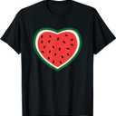 Palestine Watermelon Vintage Palestinian Colours T-Shirt, 