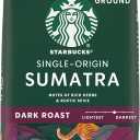 100% Arabica ground coffee; Dark Roast Single-Origin Sumatra; 6 bags, 12 oz each (72 oz total) Exp: 06/26/2026