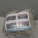 H.VERSAILTEX 4 Piece Stretch Sofa Covers for 3 Cushion Couch Covers for Living Room Slipcovers (Base Cover Plus 3 Seat Cushion Covers) Upgraded Thicker Jacquard Fabric (Sofa, Sand) (Large)