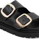 MIA Women's Gen Double Buckle Slide Sandals, Size 6