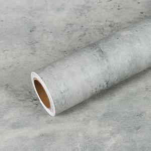 VEELIKE Concrete Wallpaper Peel and Stick Distressed Concrete Countertop Contact Paper Waterproof Self Adhesive Thick Cement Wallpaper Murals Removable for Bathroom Bedroom Backdrop 15.7''x354''