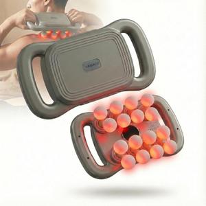 BEAUTI4U 16 Head Deep Tissue Massager with Red Light Therapy, Multi Head Massage Gun, 9 Speeds & 9 Modes, Type-C Rechargeable Full Body Back Massager, Knot Buster 2.0 Muscle Massage Tool