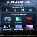 USB C to 3 HDMI Adapter with PD 100W, 4K@60Hz HDMI Splitter Extended Display 1 in 3 Out for Multi-Monitors, Compatible with Laptop,PC,USB-C Graphics Card - MACOS Not Support MST