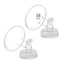 18mm Flange and Duckbill Valve Compatible with Spectra S1 S2 9 Plus Breastpump Replacement to Spectra Pump Parts, Not Original, Replace Spectra Accessories.